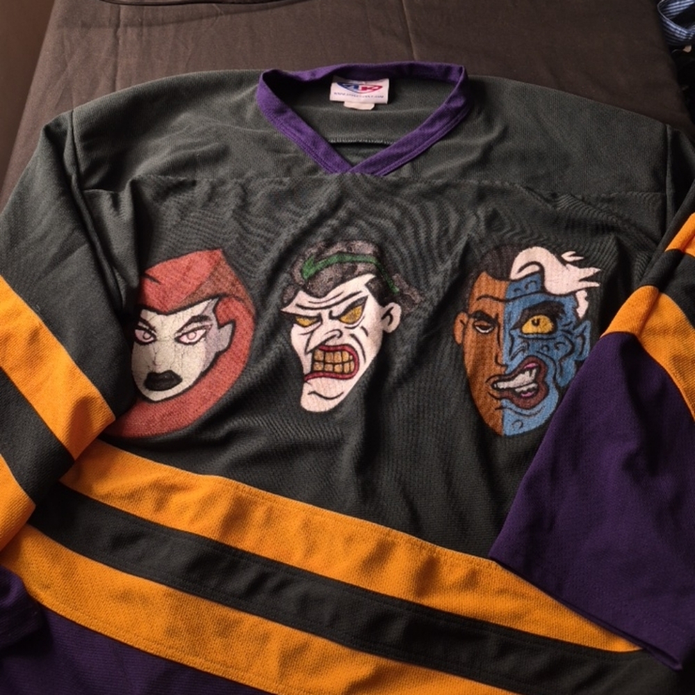 Rare Clown Vintage JerseyGreen and Yellow Graphic Jersey